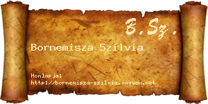 Bornemisza Szilvia névjegykártya